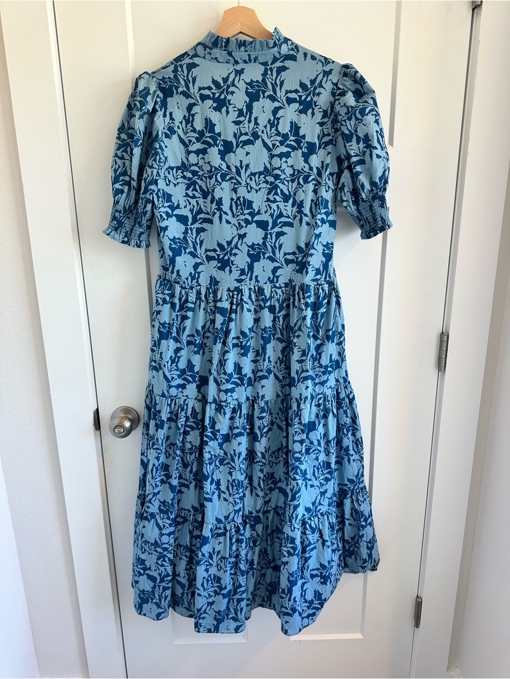 Tnuck - Blue Floral Tiered Dress - Picture 2 of 5